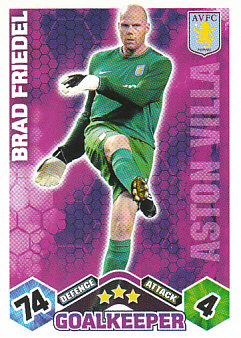 Brad Friedel Aston Villa 2009/10 Topps Match Attax #19